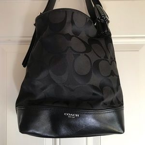 Coach signature shoulder bag